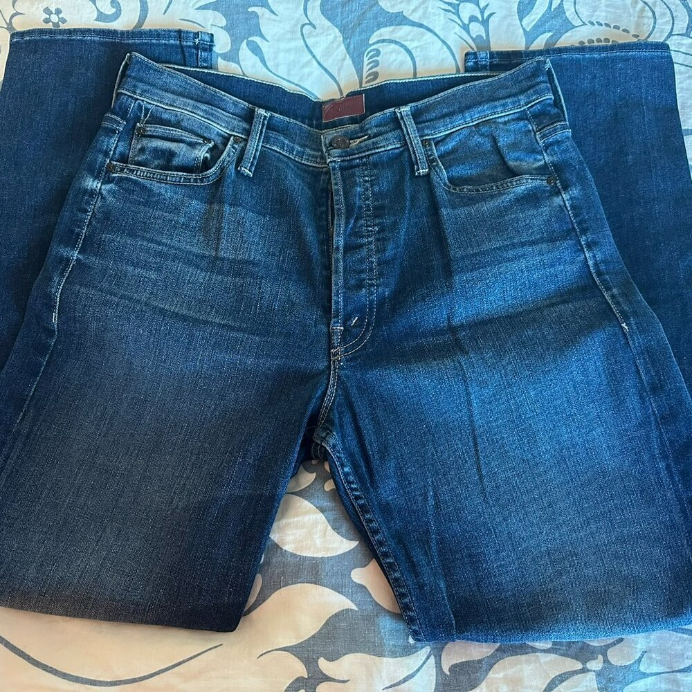 MOTHER Dark Blue Jeans